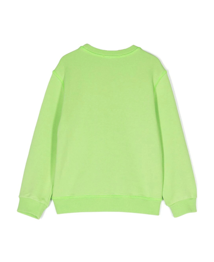 Dsquared2 Long-sleeve Cotton Jumper In Green