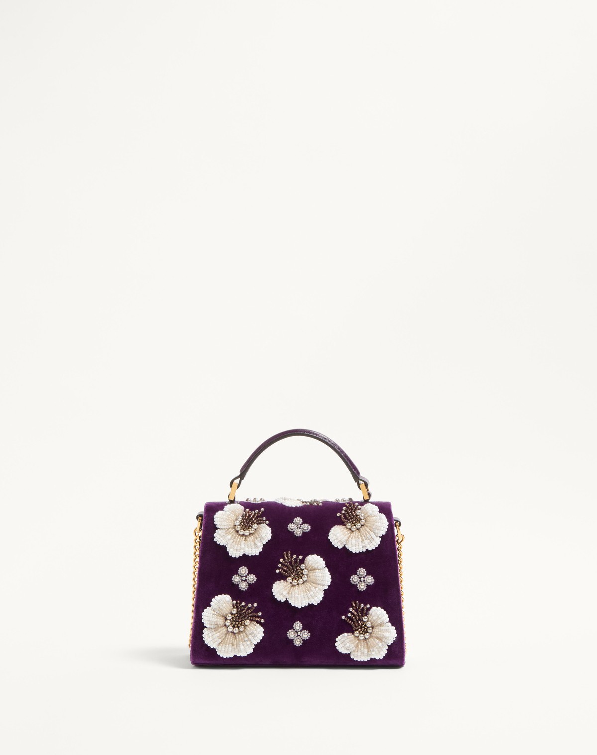 Valentino Flap Shoulder Bag In Black
