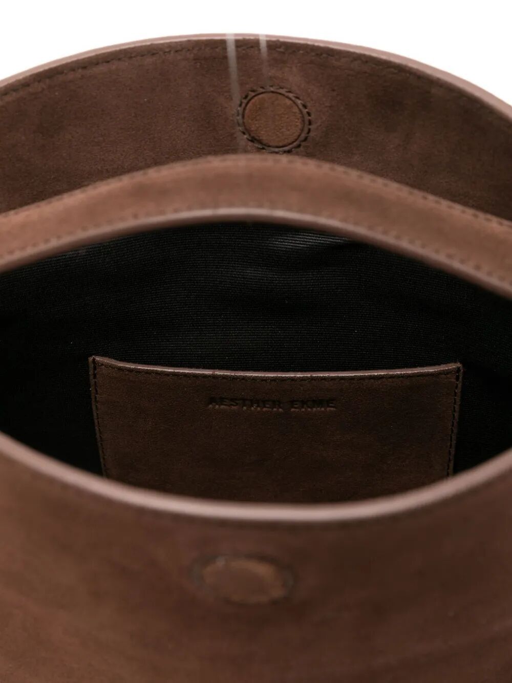 Aesther Ekme Soft Baguette Crossbody Bag 238 Suede Cocoa In Brown