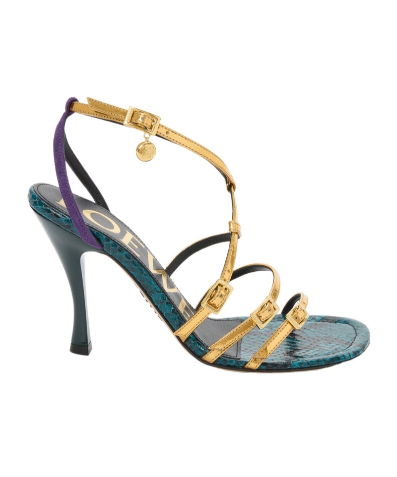 Loewe New Comic Sandals Multicolor In Blue