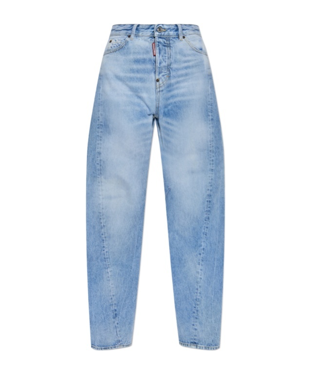 Dsquared2 Belt Loop Denim Trousers In Blue