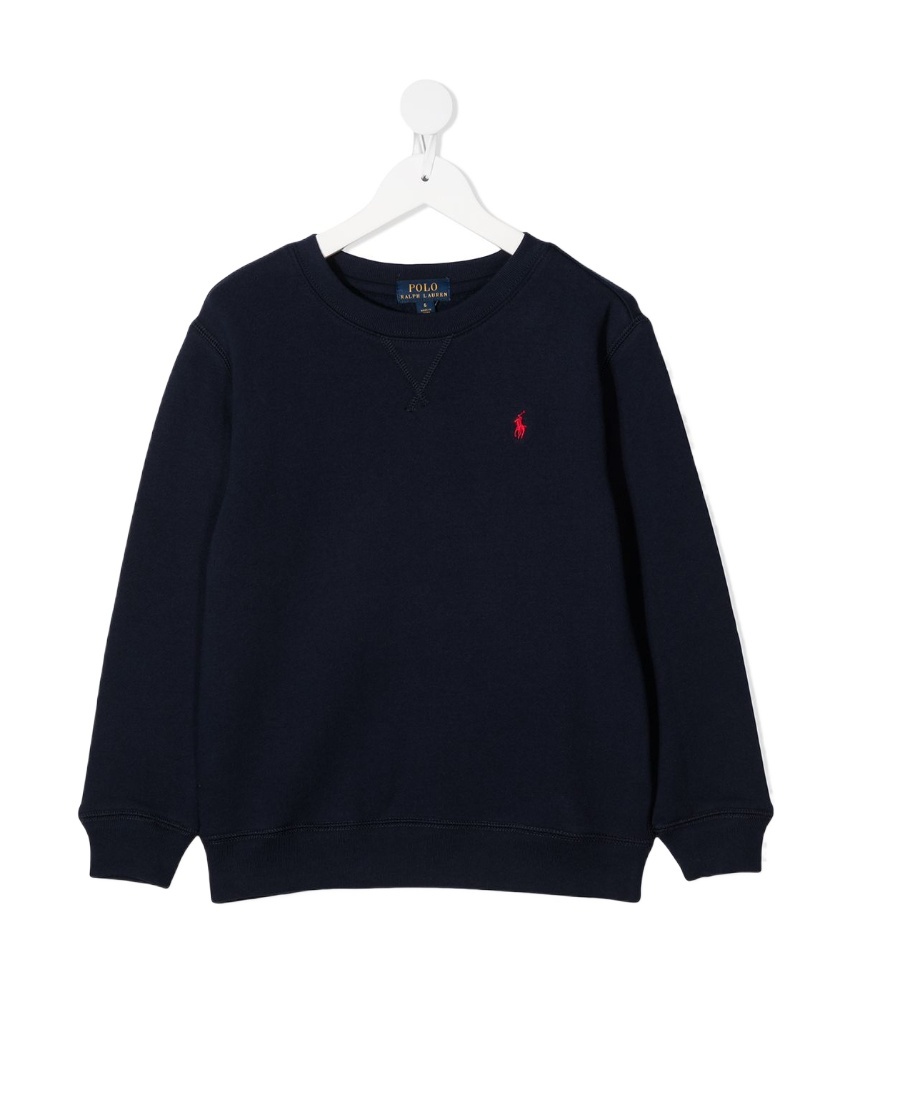 Polo Ralph Lauren Ralph Lauren Kids Felpa Polo Pony Con Ricamo In Black