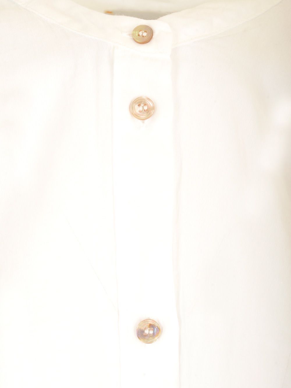 Forte Forte Sleeveless Button Shirt In White