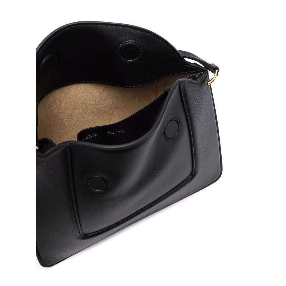 Wandler Penelope Leather Shoulder Bag In Black