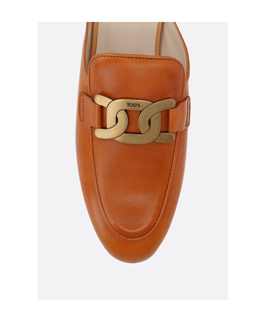 TOD'S LEATHER FLAT MULES 