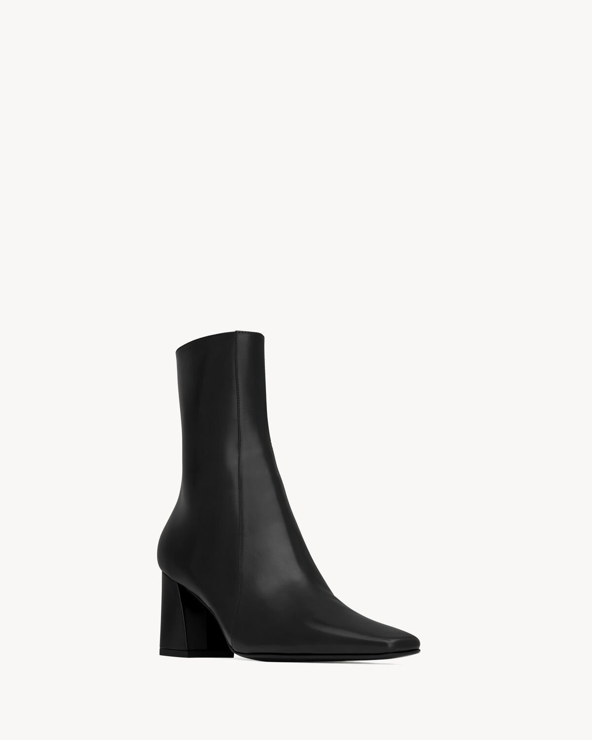 Saint Laurent Rainer Boots In Smooth Leather In Black