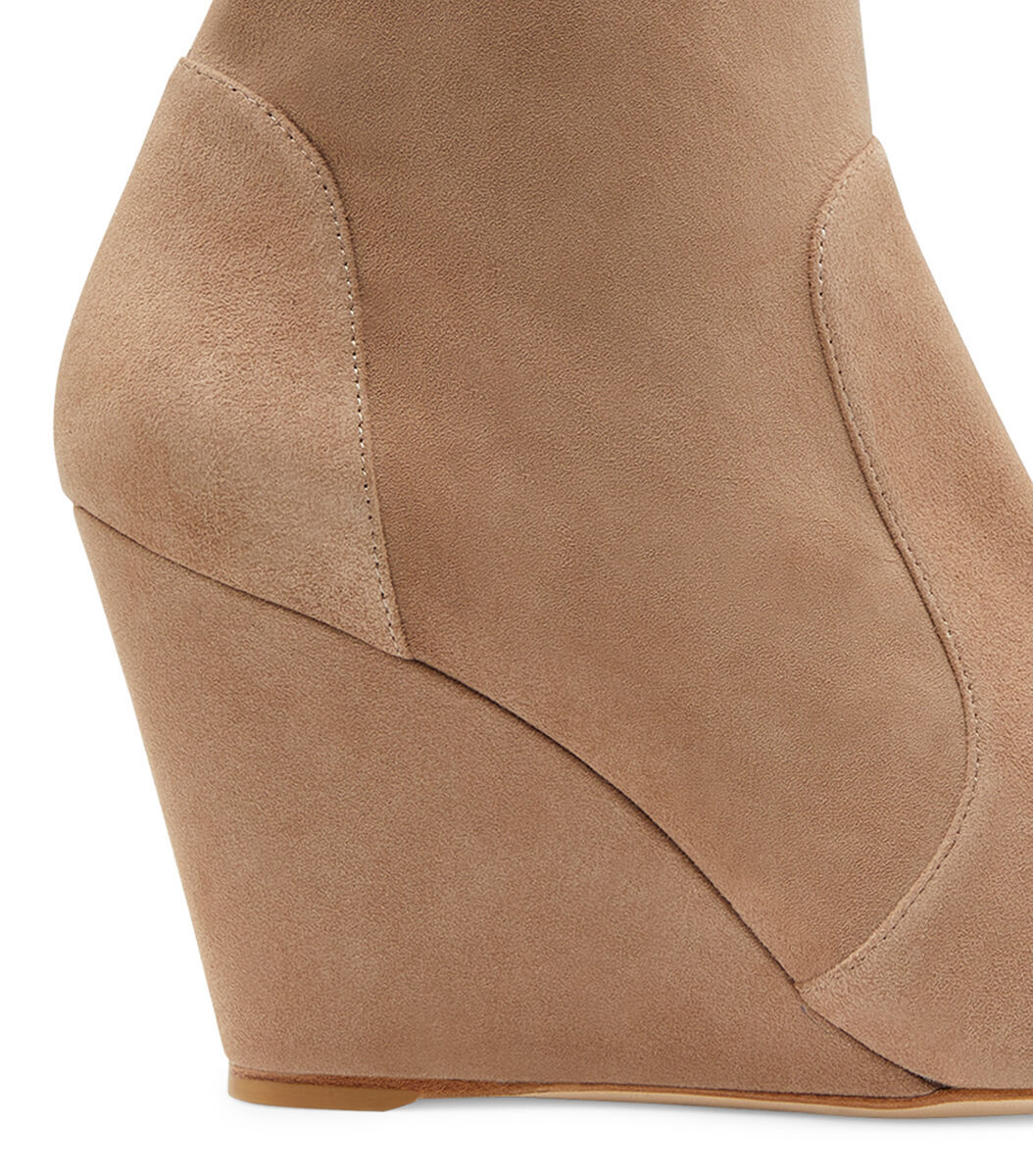 Stuart Weitzman 160mm Concealed-wedge Ankle Boots In Brown