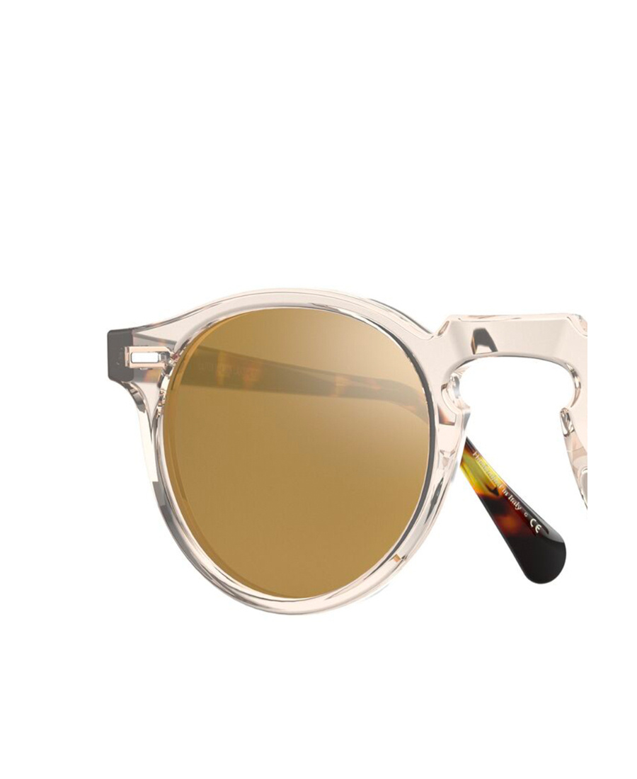 OLIVER PEOPLES ROUND FRAME SUNGLASSES 