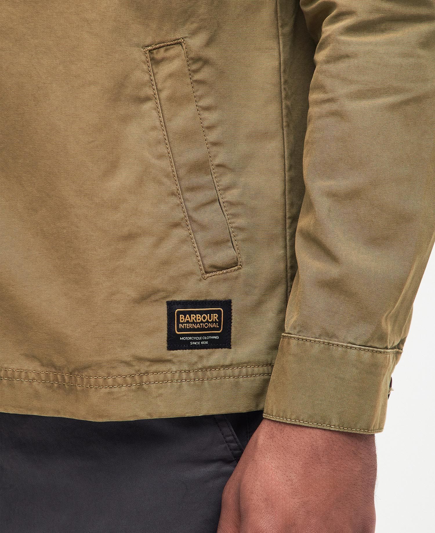 BARBOUR HARRIS COTTON SHIRT JACKET