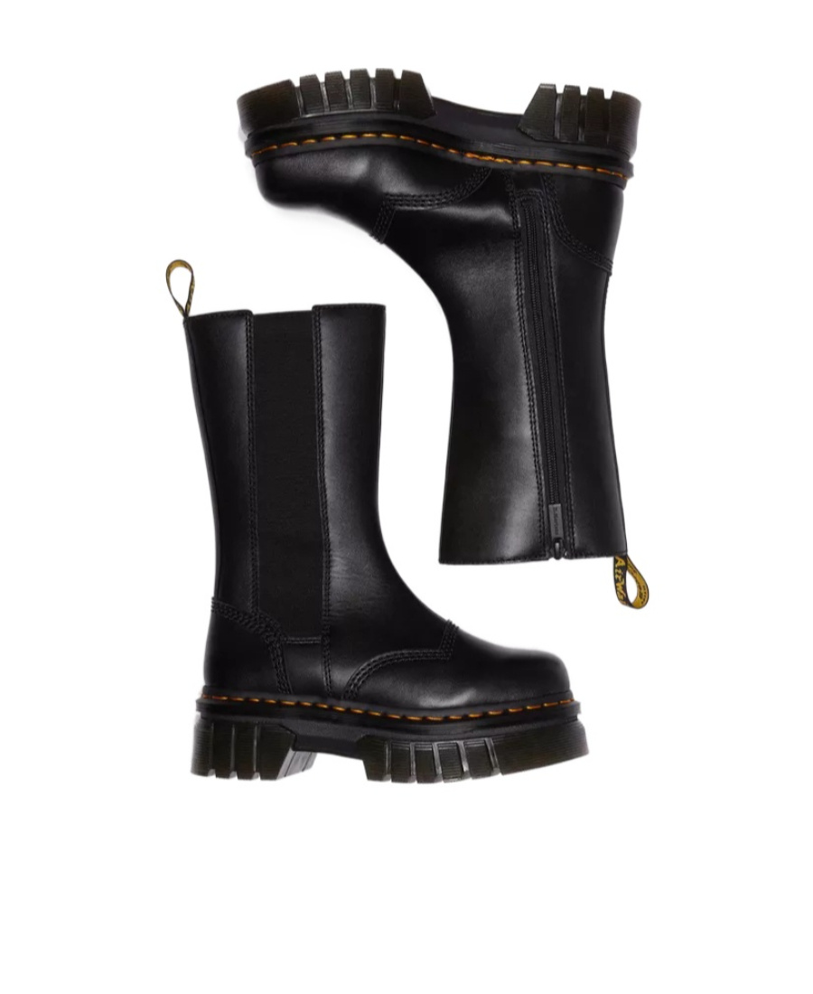 Dr. Martens' Audrick Tall Chelsea Boots In Black