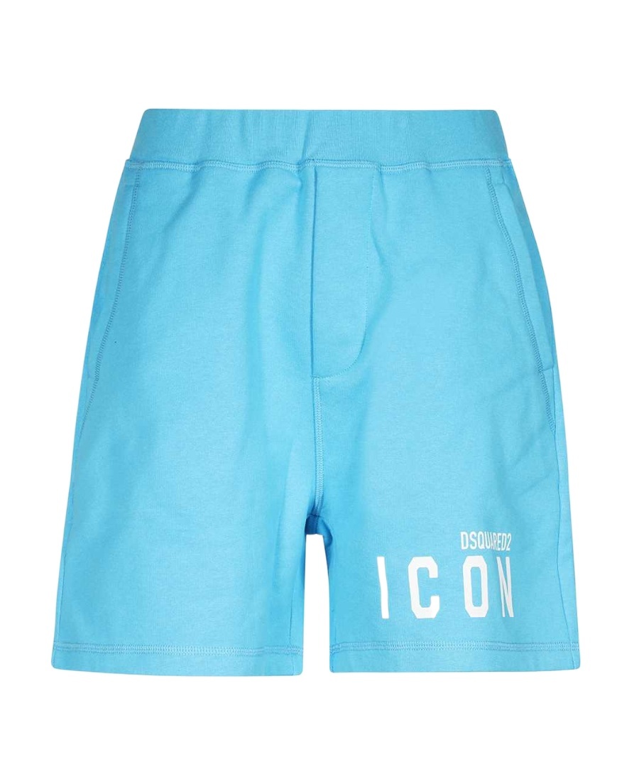 Dsquared2 Logo-print Track Shorts In Blue