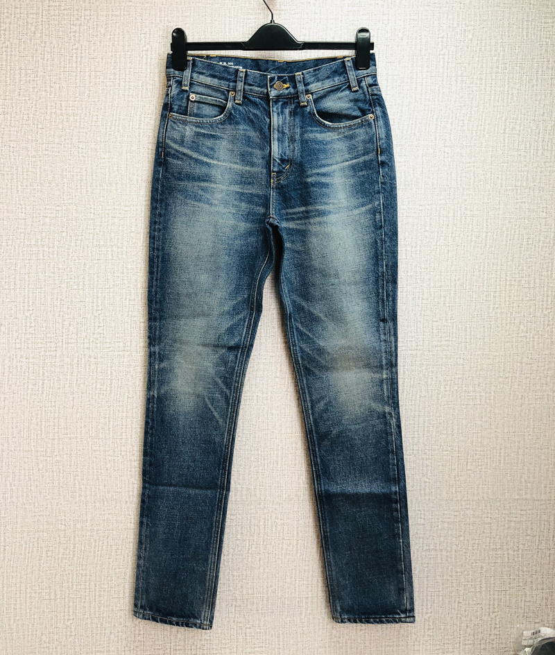 Celine Cotton Mid-waist Jeans In Blue
