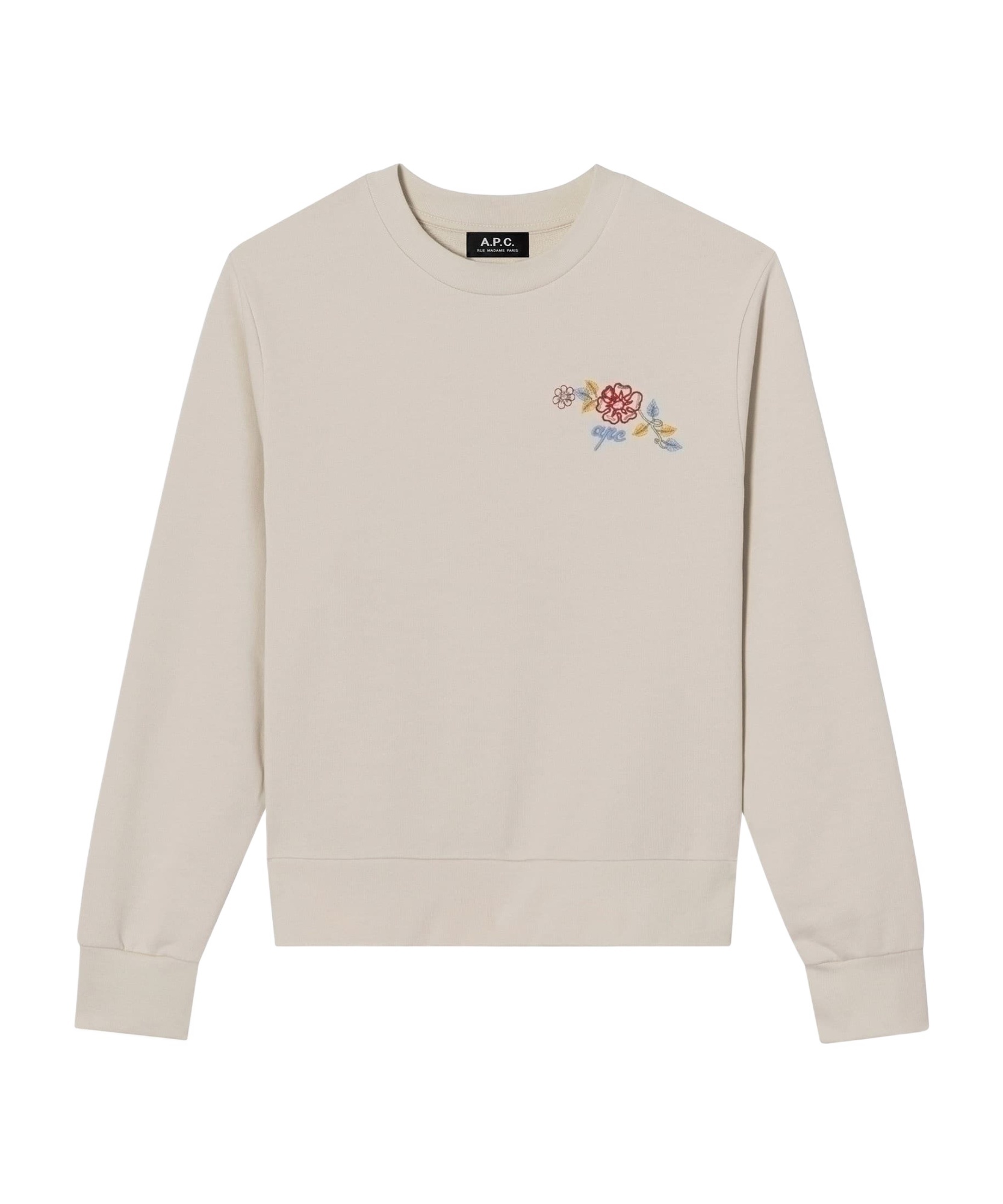 Apc Evelyn Sweatshirt In Nude