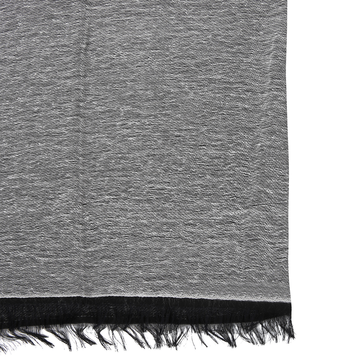 BALMAIN JACQUARD-LOGO CHAMBRAY SCARF 