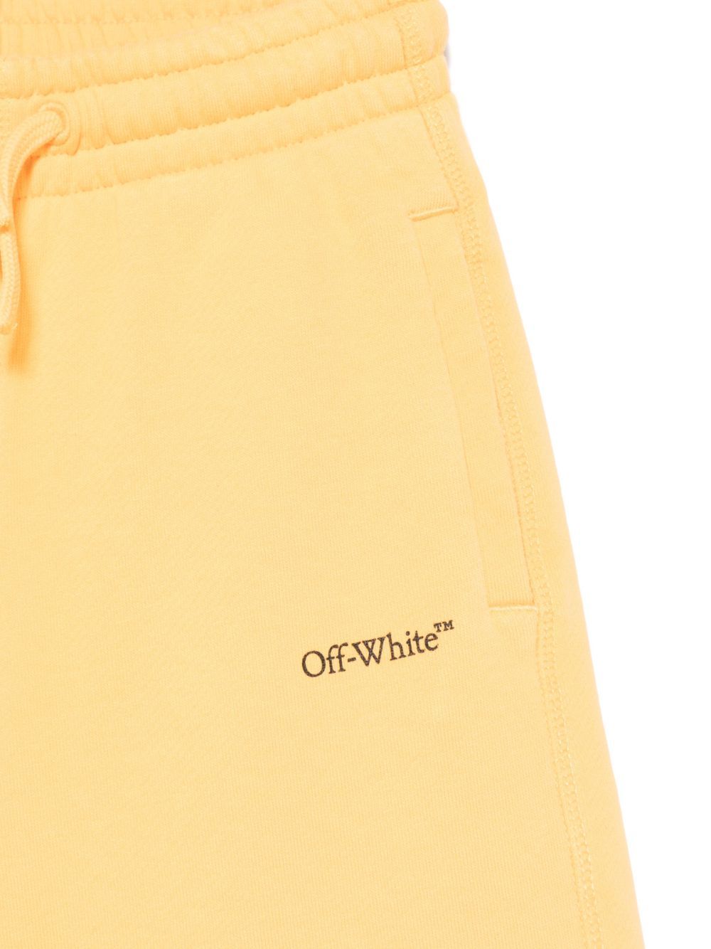 Off-white Bookish Shorts In Yellow