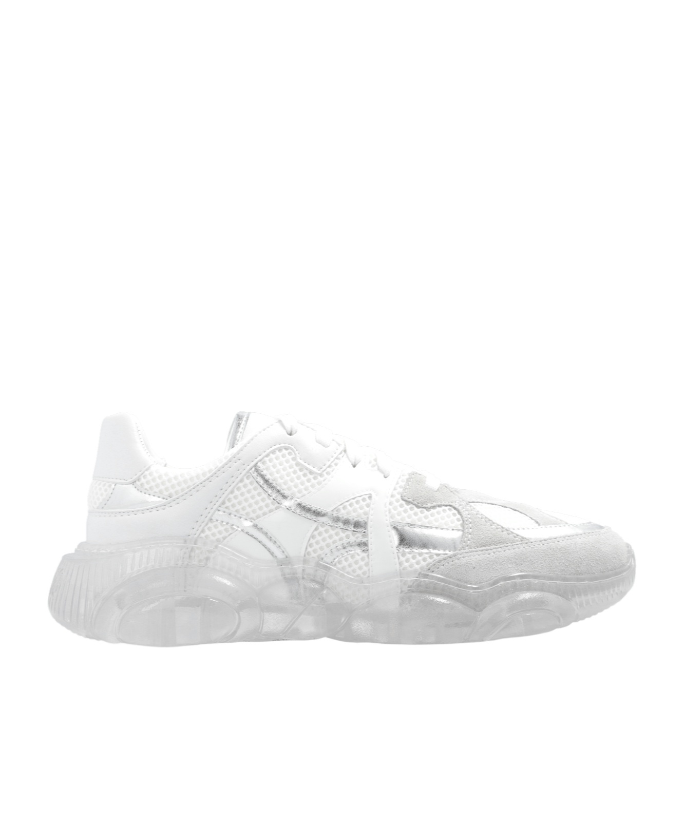 Moschino Chunky Lace-up Sneakers In White