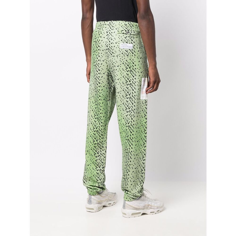 Heron Preston Printed Sweatpants In Green
