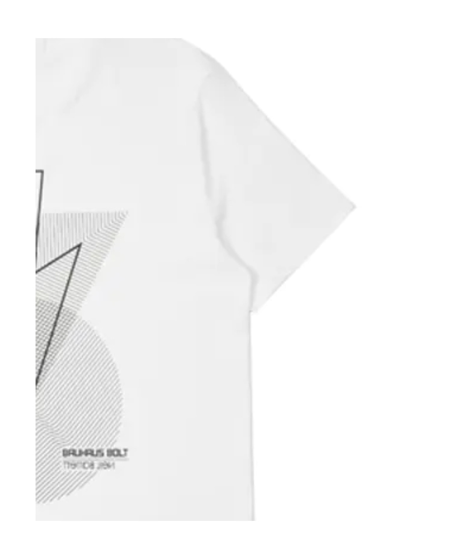 Neil Barrett Lightning Pattern T-shirt In White