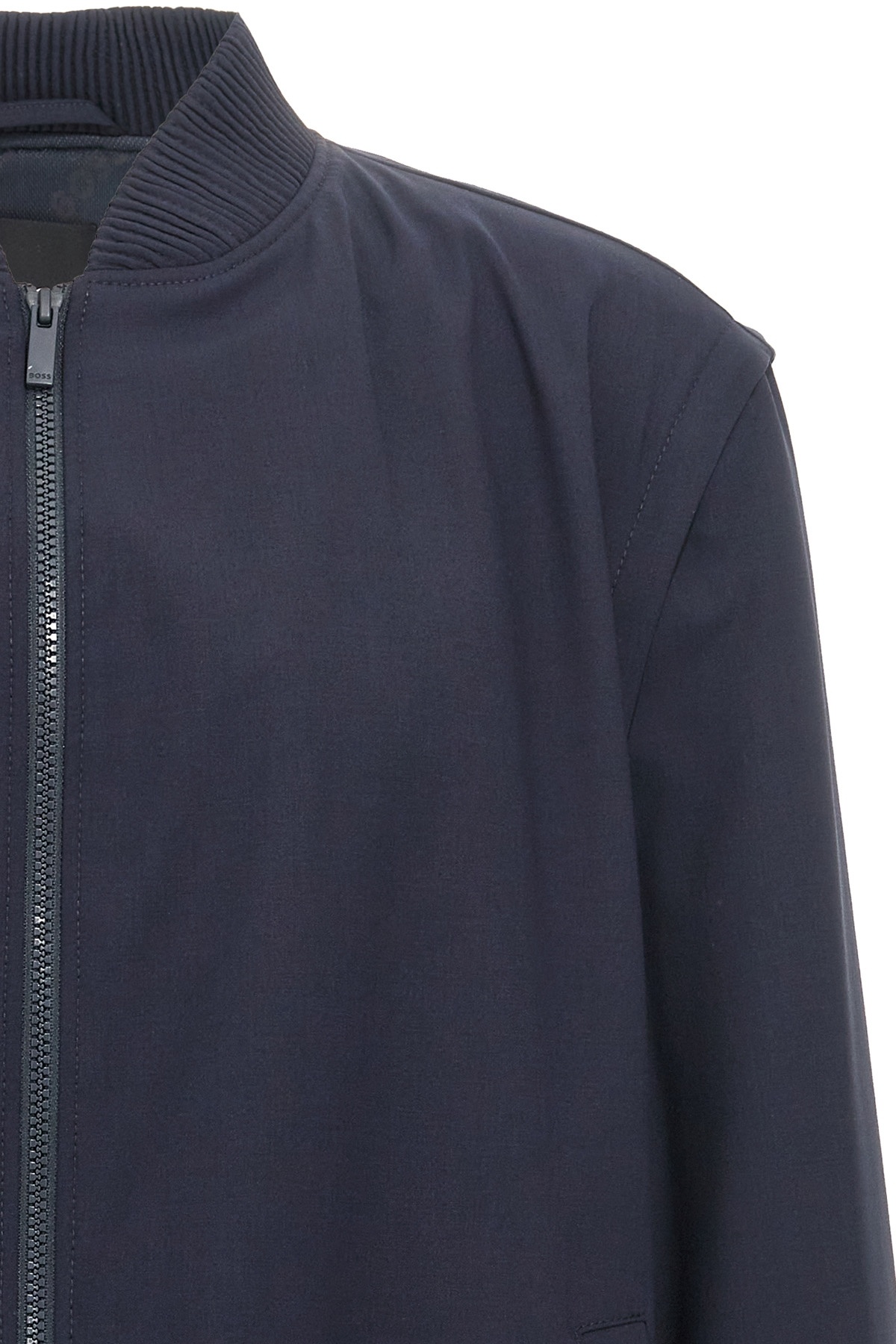 Hugo Boss Blue Hanry Bmb Jacket In Black