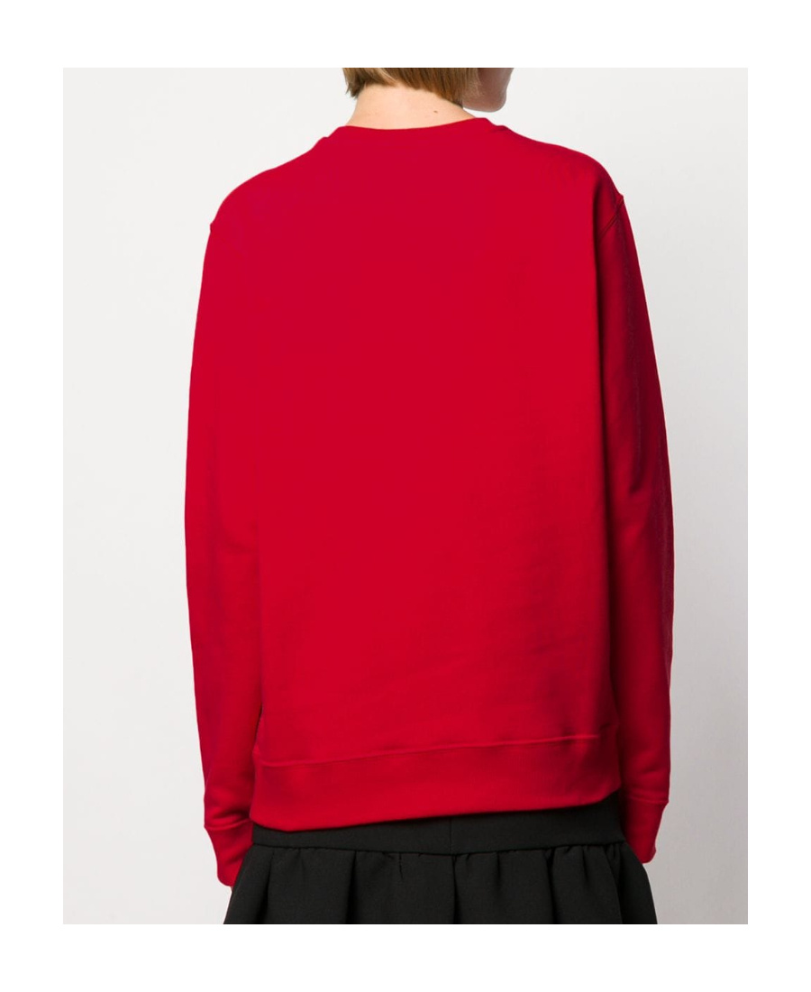 Msgm Logo Logo Pullover In Red