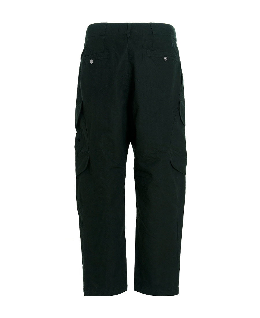 Stone Island Tapered Cargo Trousers In Gray