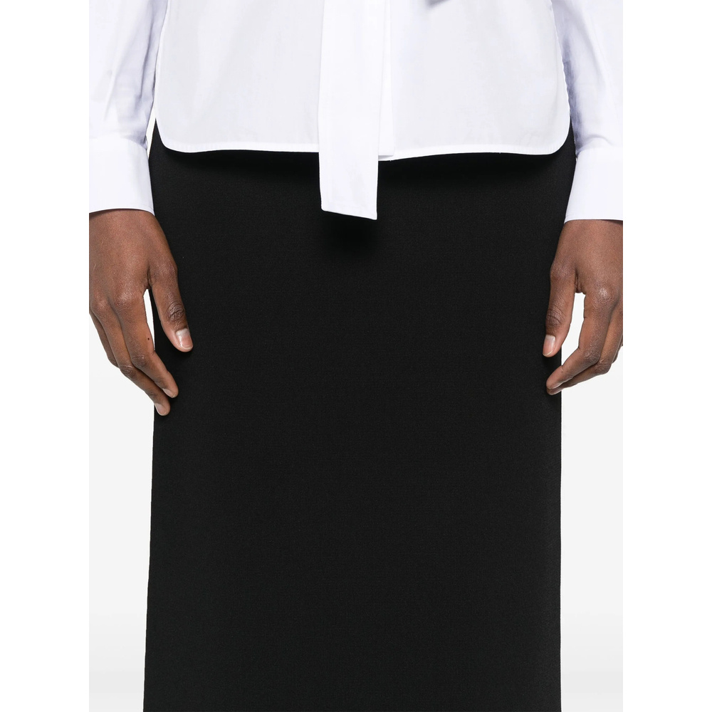 Max Mara Straight Skirt In Black