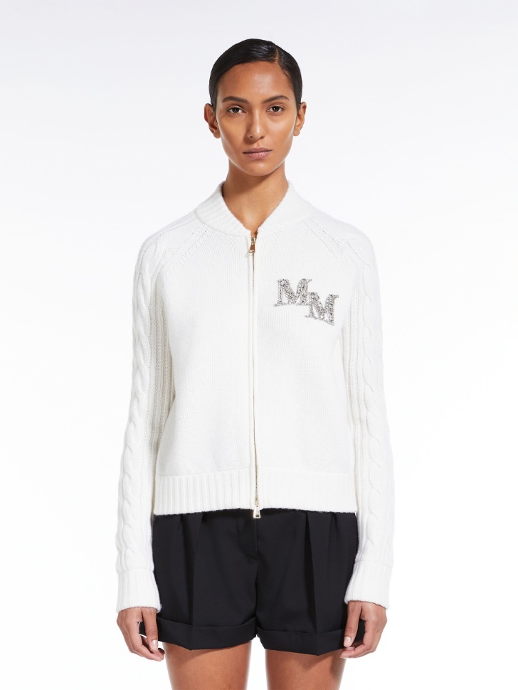 Max Mara Pilot's Jacket In White