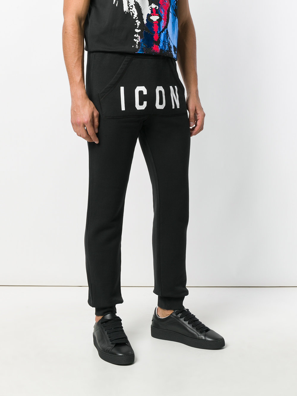 Dsquared2 Icon Logo Track Pants In Black