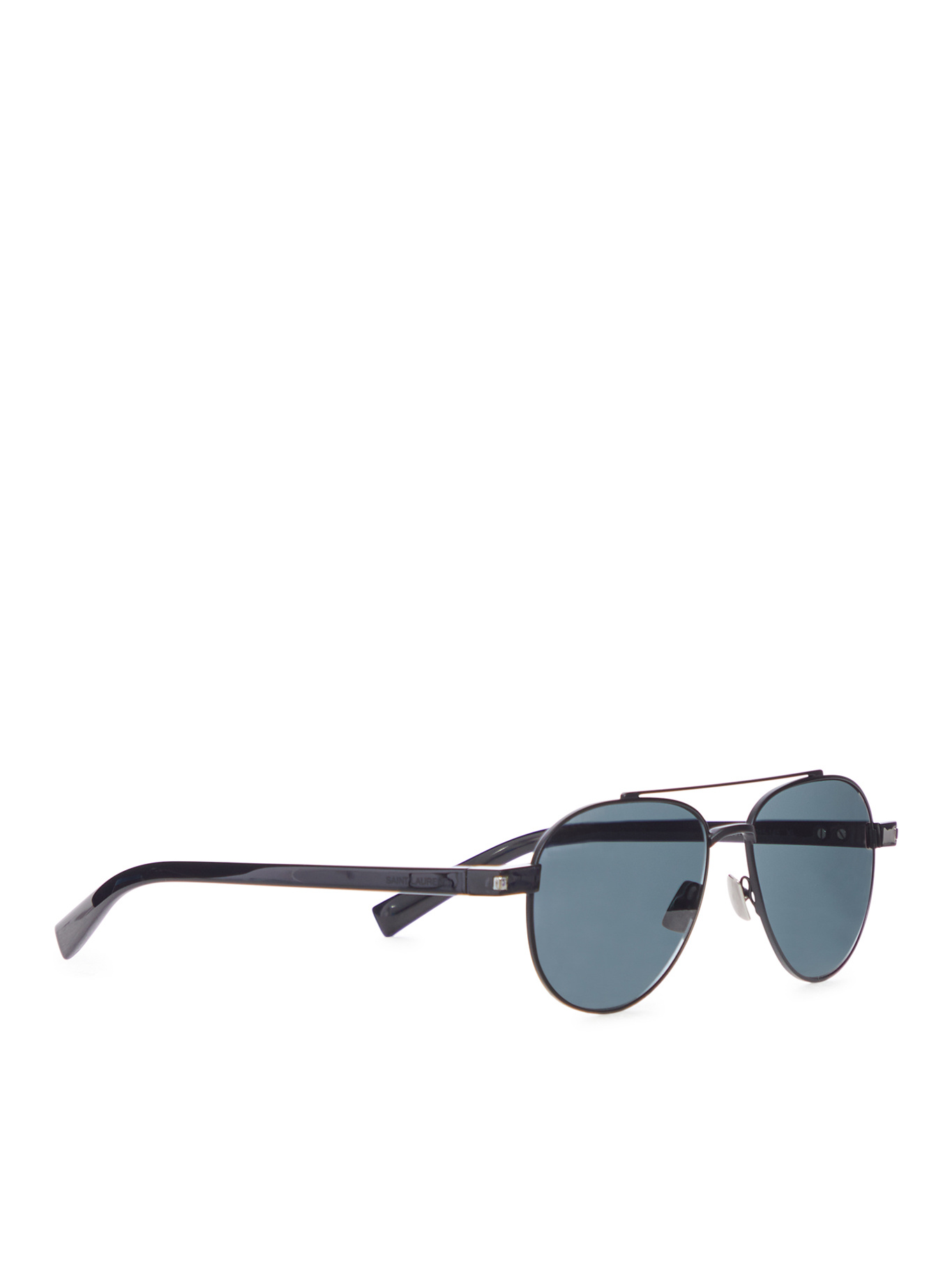 Saint Laurent Pilot-frame Sunglasses In Gray
