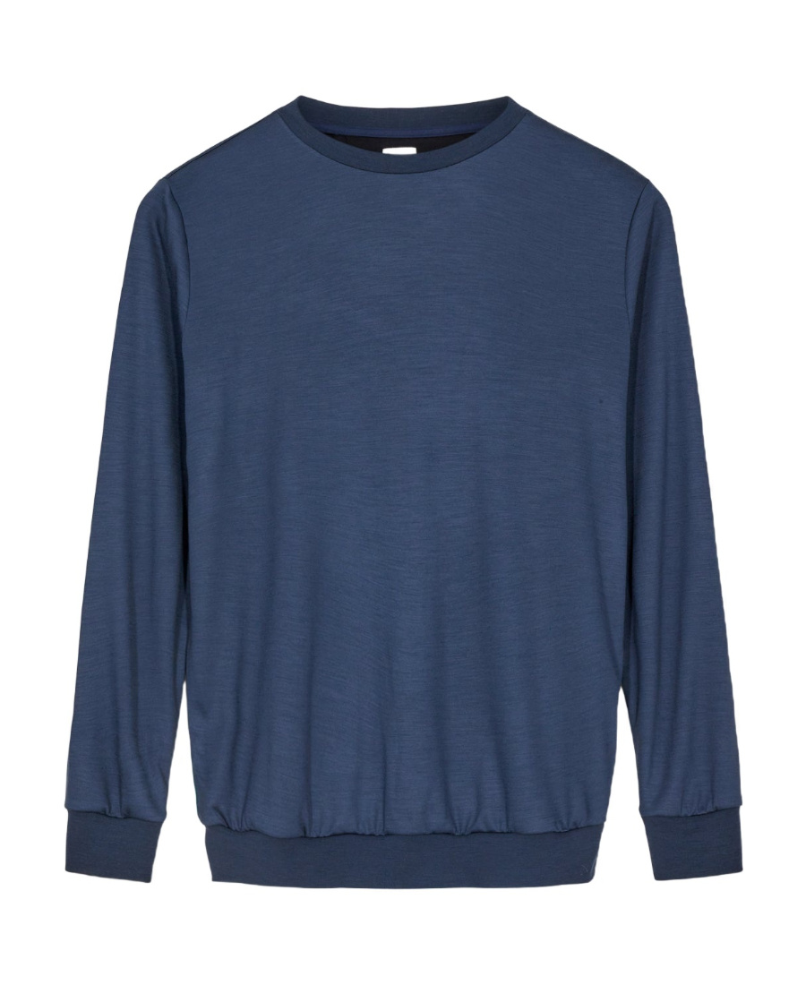 PAUL SMITH ROUND COLLAR LONG SLEEVE SWEATER