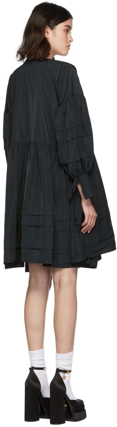 Cecilie Bahnsen V-neck Wrapped Dress In Black