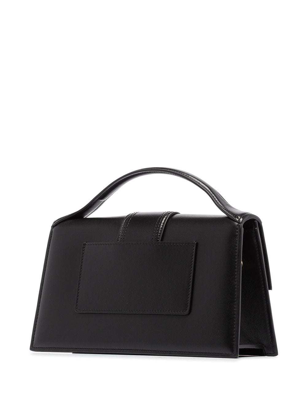 Jacquemus Le Bambino Small Leather Shoulder Bag In Black