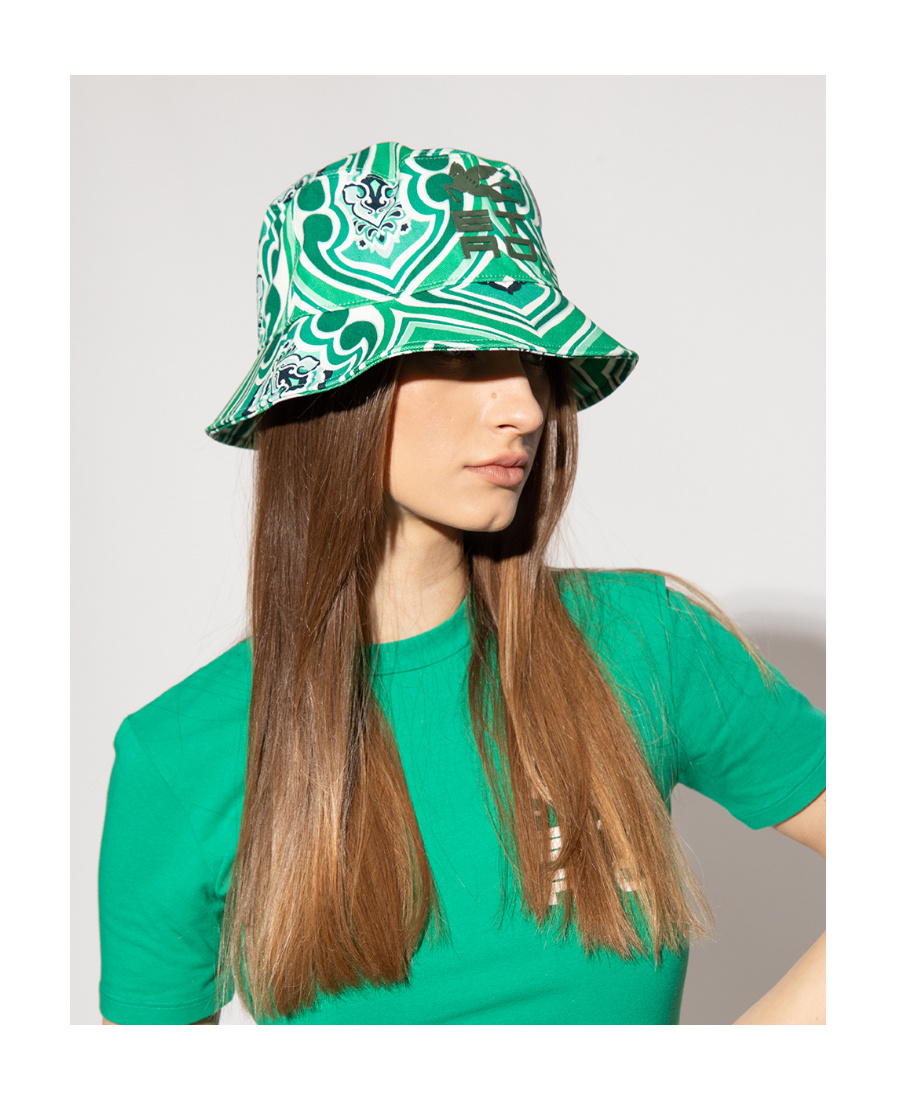 Etro Logo Fisherman's Hat In Green