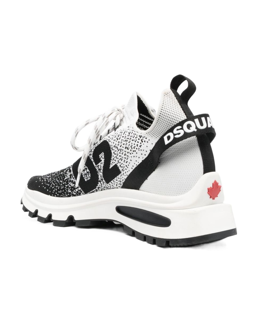 Dsquared2 Knitted-upper Low-top Sneakers In White