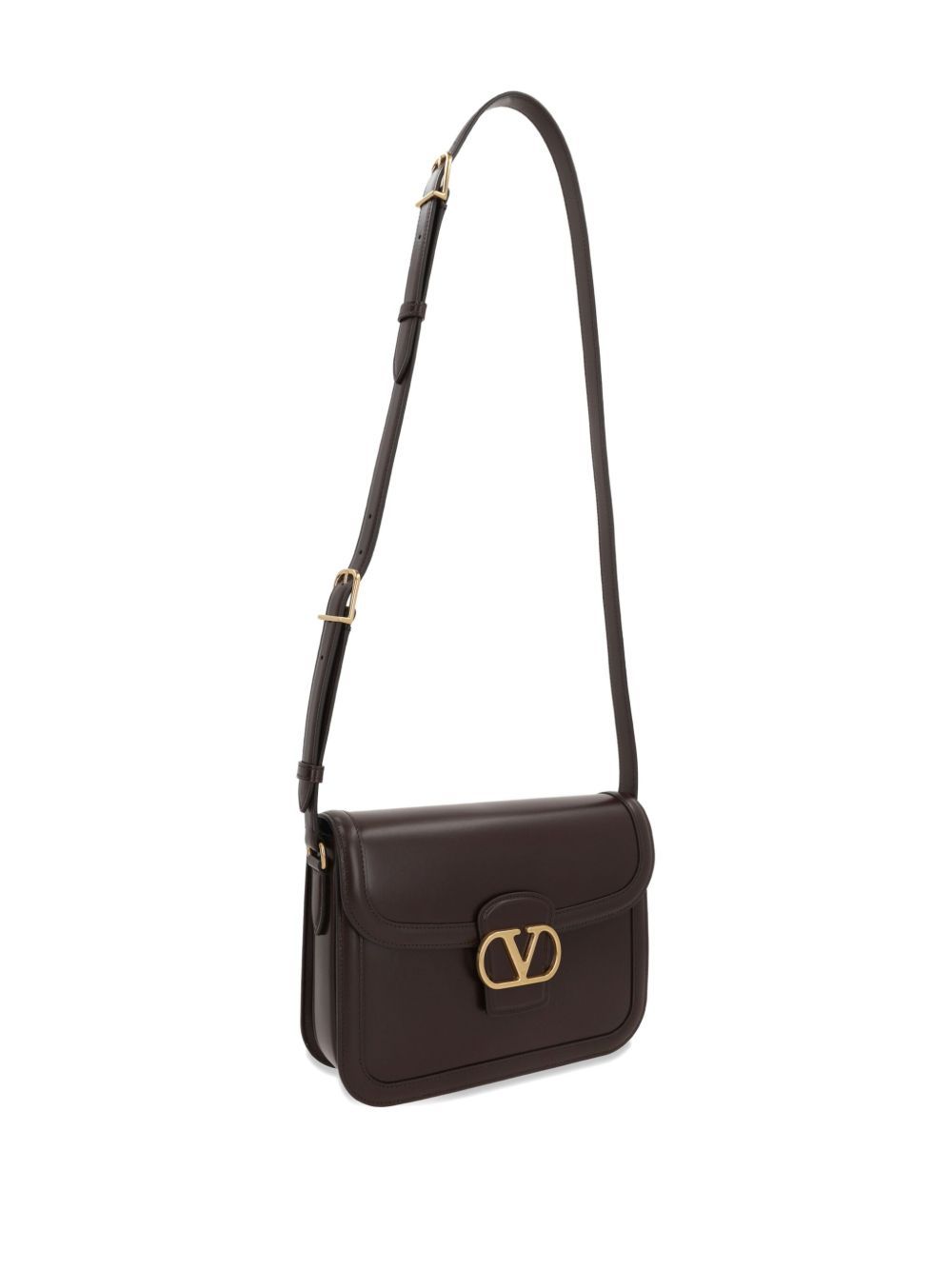 Valentino Flap Shoulder Bag In Black
