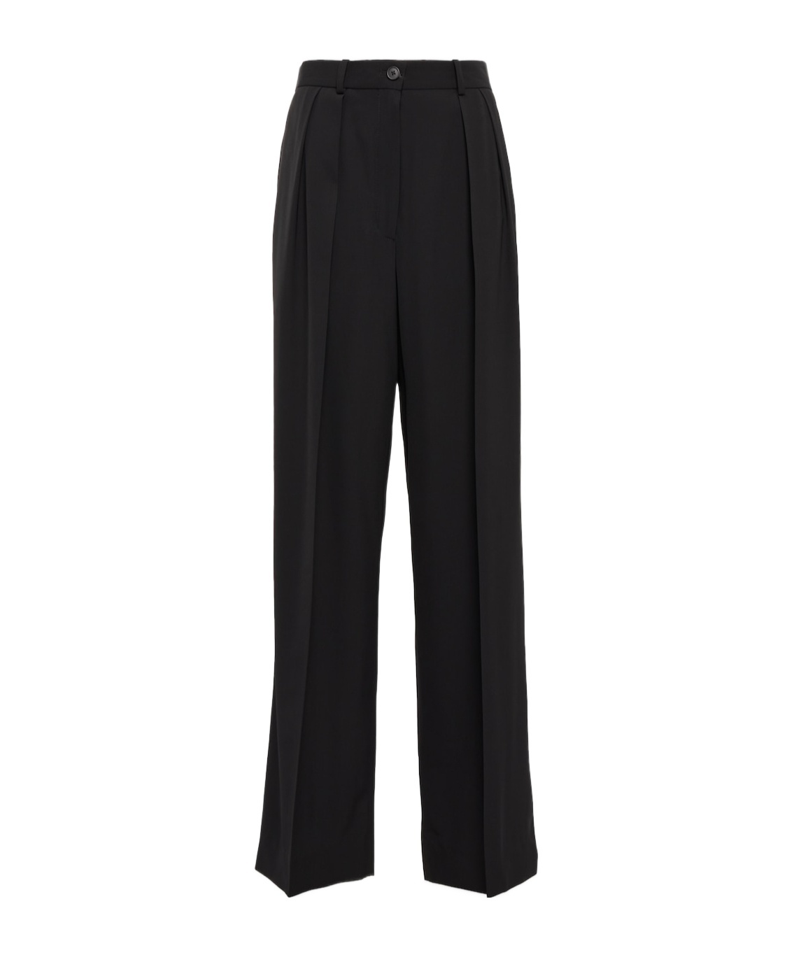 The Row High Waist Casual Pants In Black