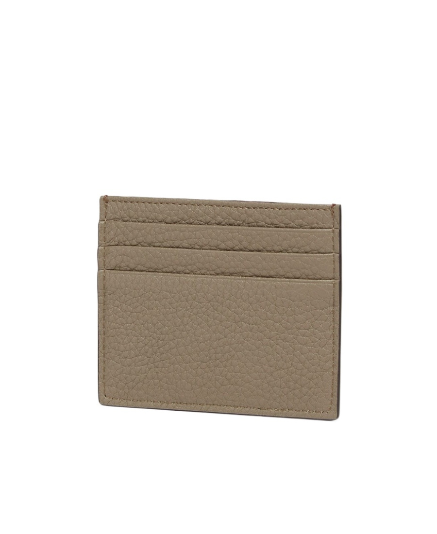 Fendi Baguette Leather Cardholder In Red
