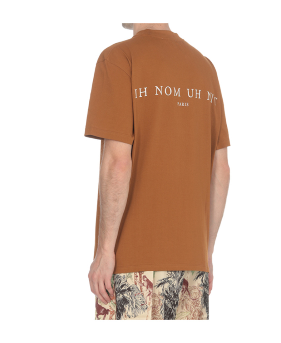 Ih Nom Uh Nit Short-sleeved T-shirt With Round Neck In Brown
