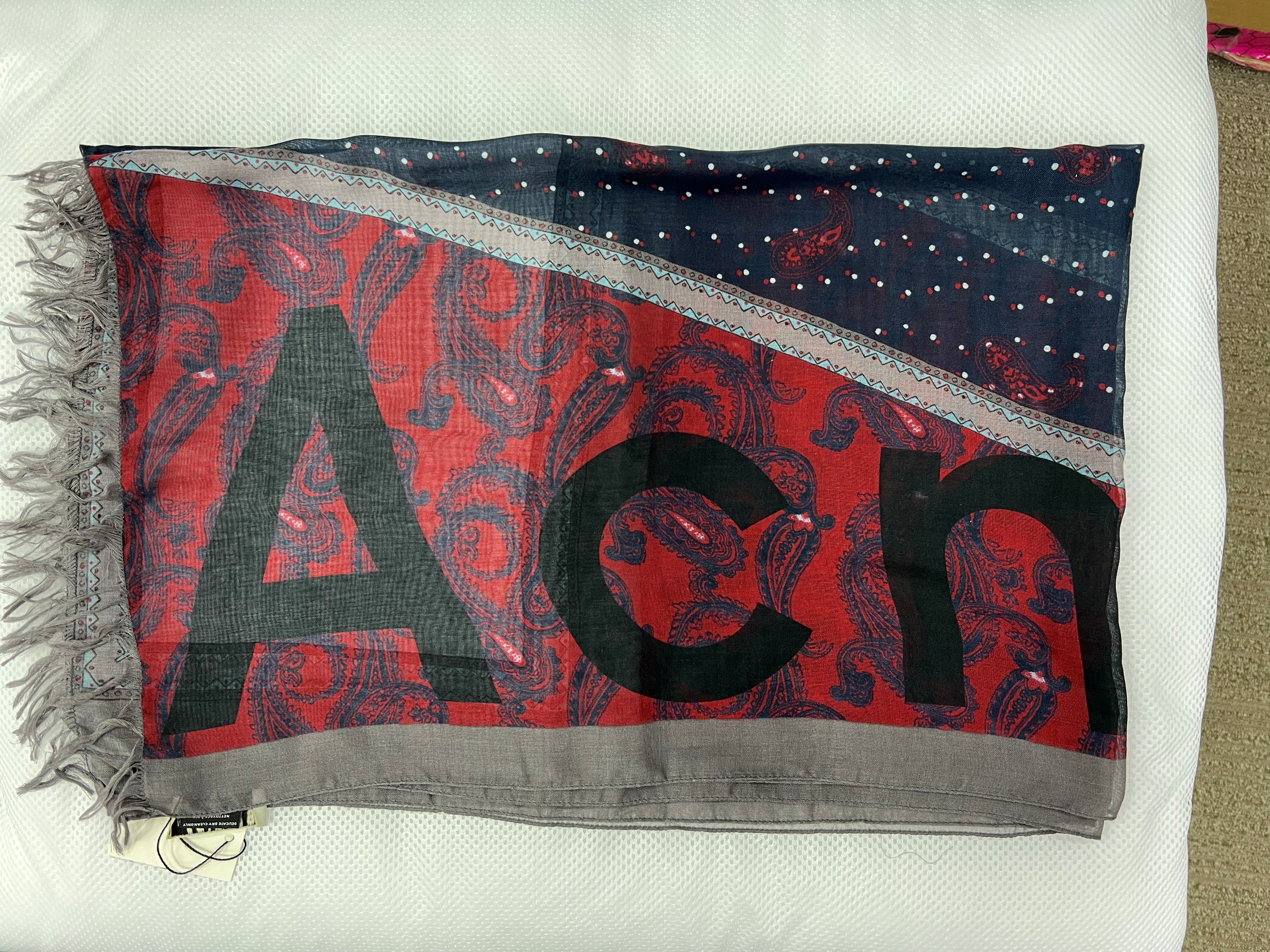 Shop Acne Studios Sharpening Scarf In Multicolor