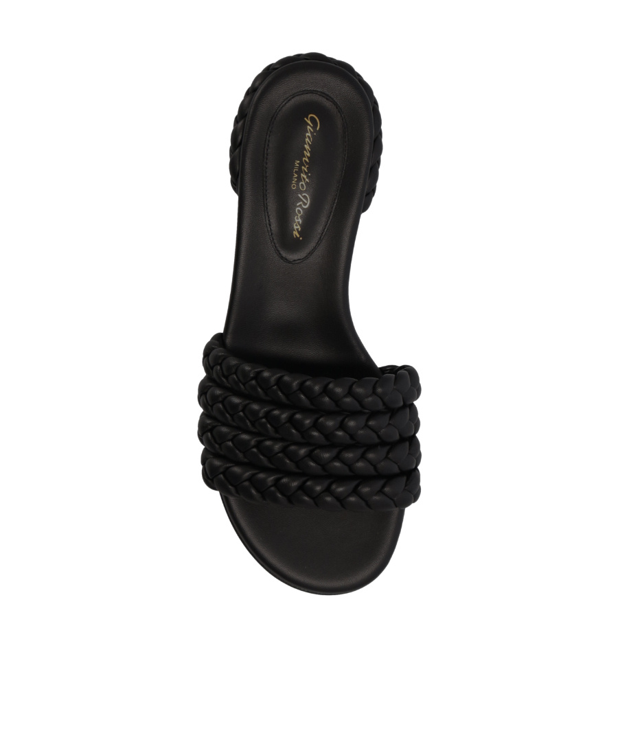 GIANVITO ROSSI GIANVITO ROSSI BRAIDED SLIP-ON SANDALS