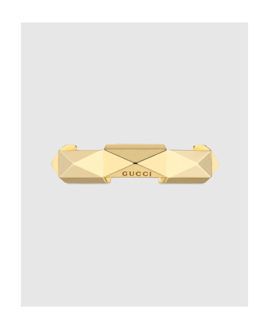Gucci Link To Love 18k Studded Ring In Gold