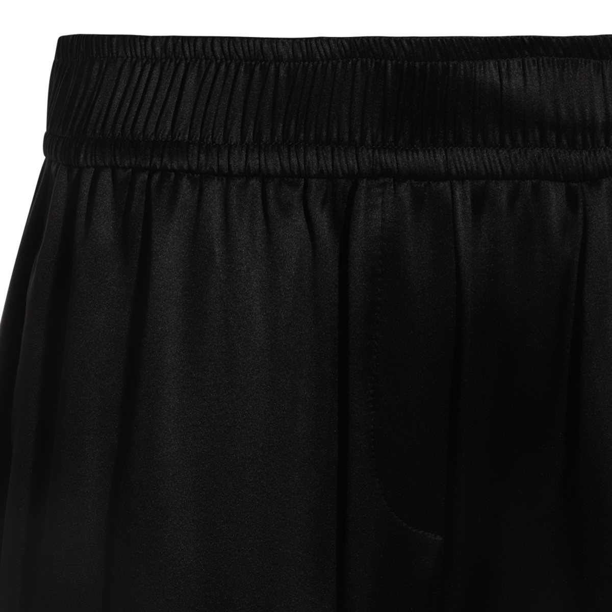 Brunello Cucinelli Elastic Waist Casual Pants In Black