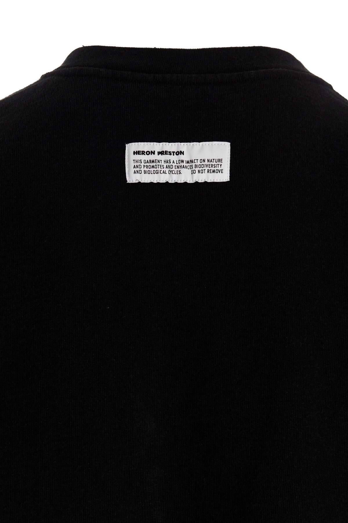 Heron Preston Graphic-print Patchwork Sweatshirt In Black