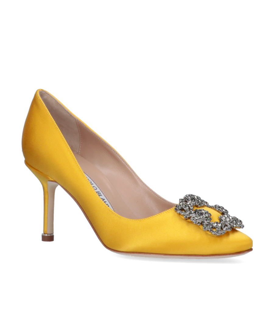 MANOLO BLAHNIK LOGO HIGH HEELS