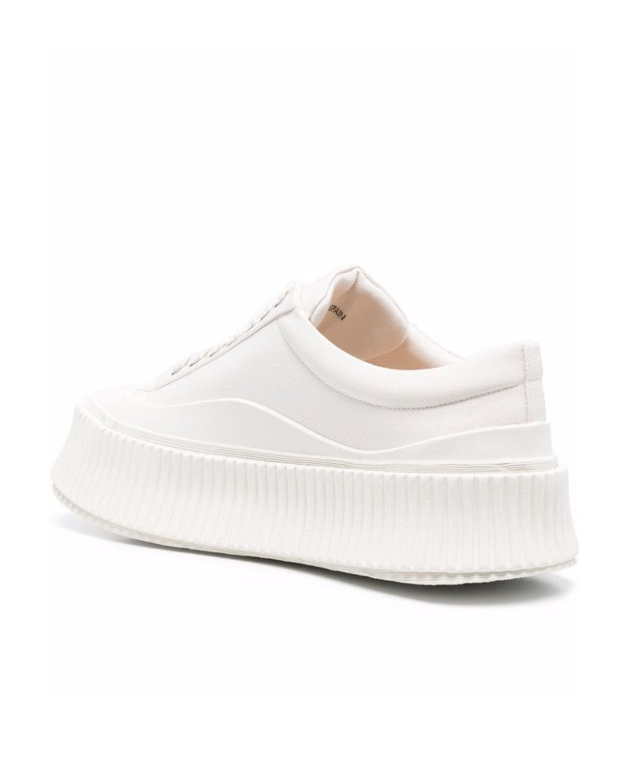 Shop Jil Sander Low-cut Casual Sneakers In White