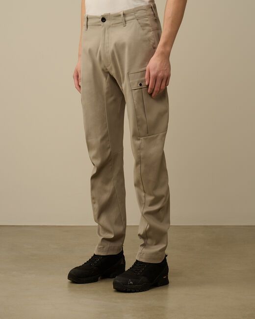 C.p. Company Cargo-pocket Trousers In Brown