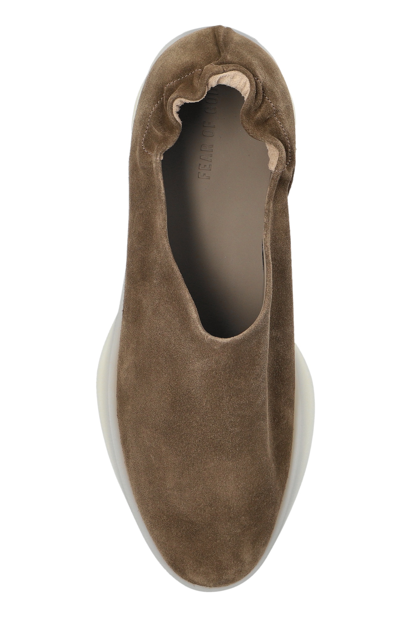 Fear Of God Leather Sneakers In Green