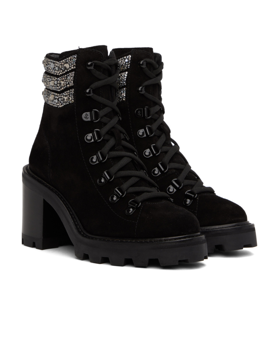 Jimmy Choo Esche 65 And Ankle Boots In Black