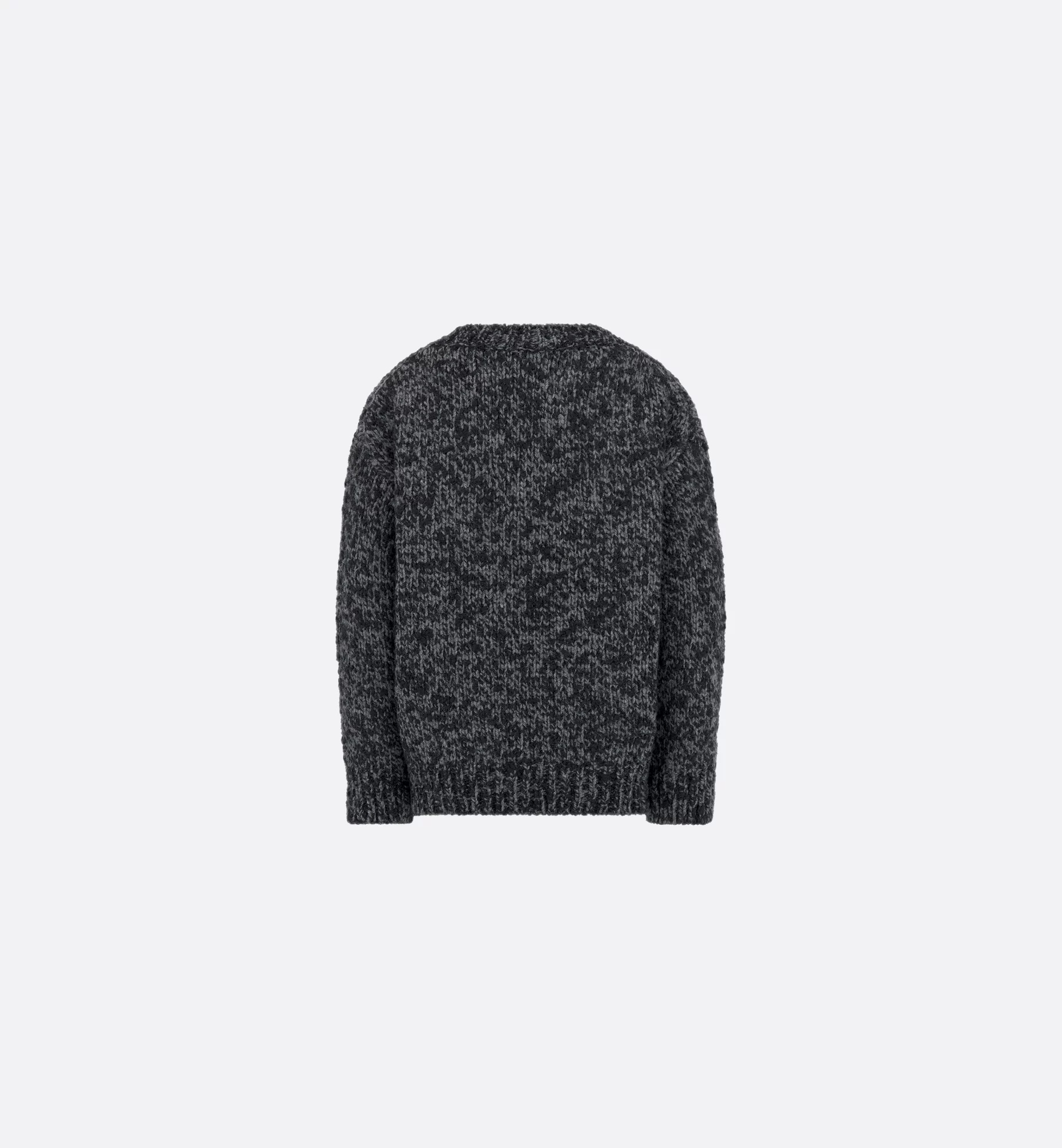 Dior Long-sleeved Sweater In Gray