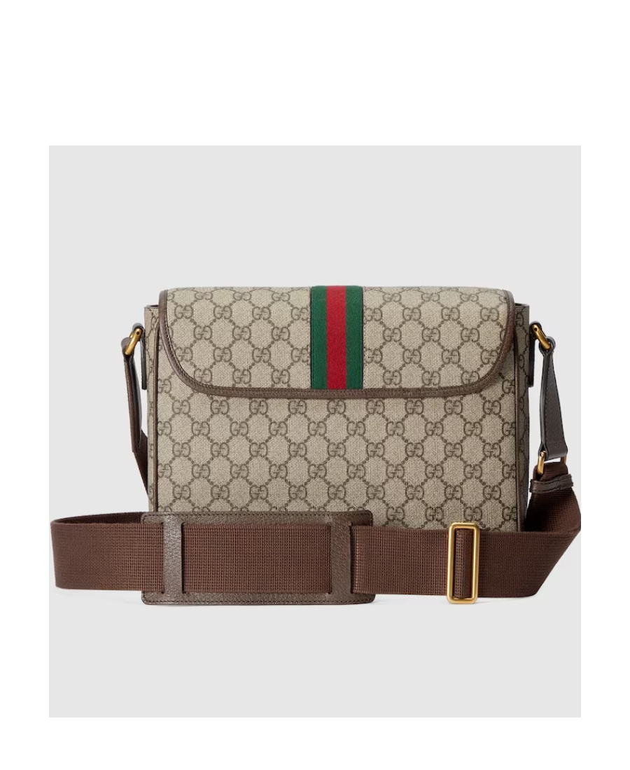Gucci Beige Ophidia Messenger Bag In Nude